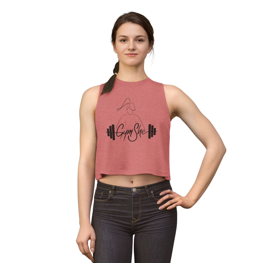 GymShe Crop Tank — Women’s Fitness Muscle Tank Top