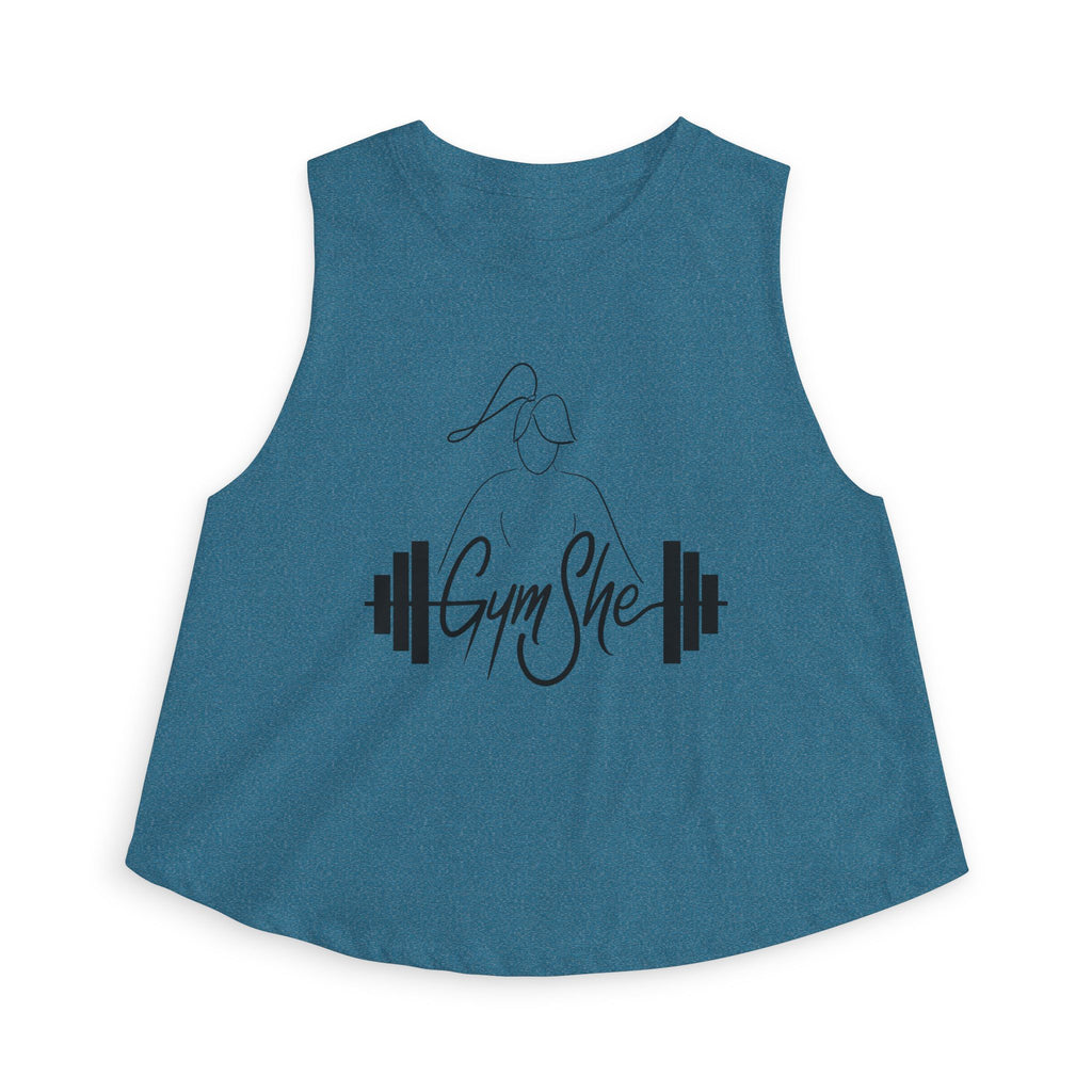 GymShe Crop Tank — Women’s Fitness Muscle Tank Top