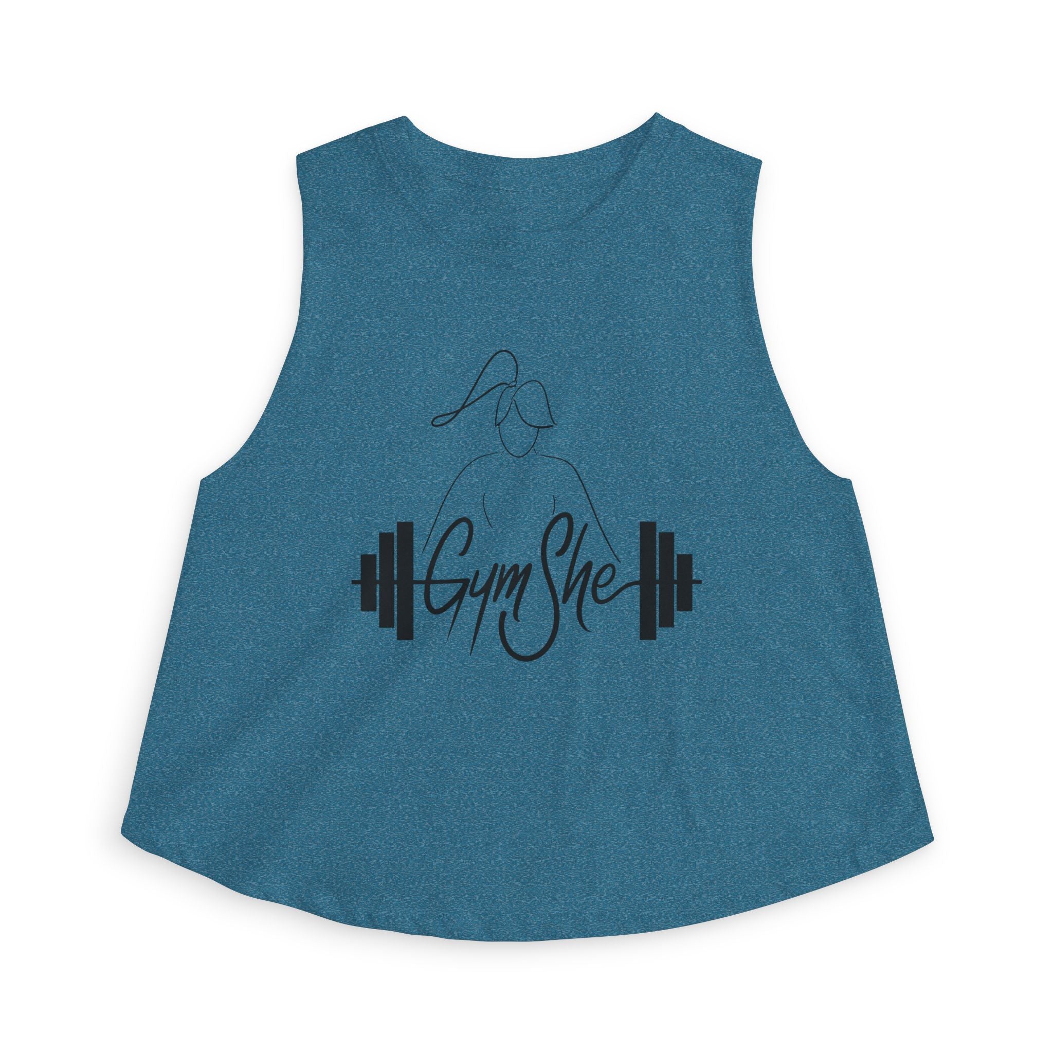 GymShe Crop Tank — Women’s Fitness Muscle Tank Top