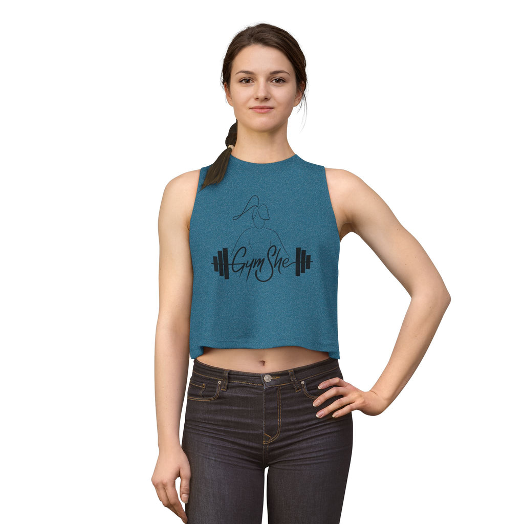 GymShe Crop Tank — Women’s Fitness Muscle Tank Top